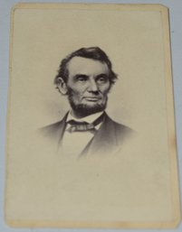 ABE LINCOLN CDV PHOTOGRAPH