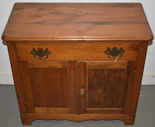 VICTORIAN PINE COMMODE