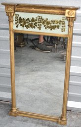 GILT FEDERAL SPLIT COLUMN MIRROR