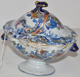 POLYCROME IRONSTONE SAUCE TUREEN