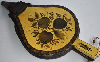 PR. 19TH CENT PAINTED WOODEN BELLOWS