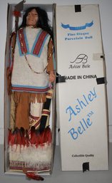 46' ASHLEY BELLE PORCELAIN INDIAN DOLL