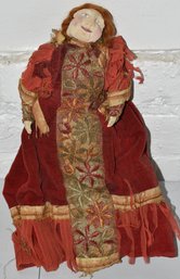 VINTAGE 12' CLOTH & COMPOSITION DOLL