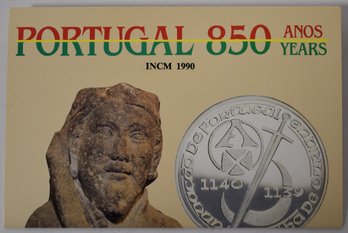 1990 250 ESCUDOS SILVER BU COIN