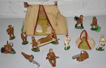 WWI PAINTED TOY LEAD SOLDIERS