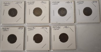 (7) U.S. INDIAN CENTS