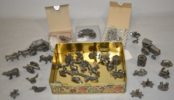 LOT PEWTER FIGURES