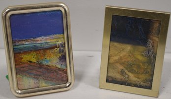 (2) MINIATURE WILLIAM MOODY PAINTINGS