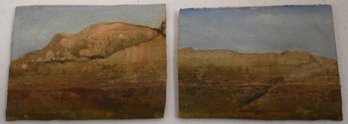 (2) MINIATURE WILLIAM MOODY PAINTINGS