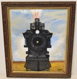 WILLIAM MOODY TRAIN PAINTING