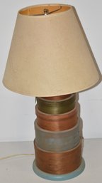 PRIMATIVE STACKING PANTRY BOX TABLE LAMP