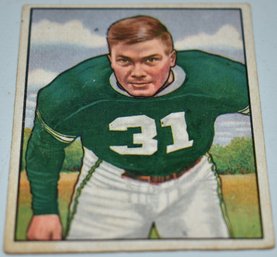 RICHARD BARWEGEN 1950s  BOWMAN FOOTBALL CARD