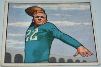 RARE BOBBY LAYNE 1950s BOWMAN FOOTBALL CARD