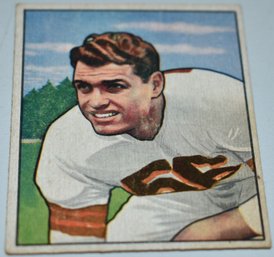 DANTE LAVELLI 11950s BOWMAN FOOTBALL CARD