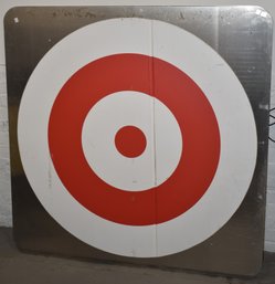 (2) LARGE ALUMINIUM BULLSEYE SIGNS