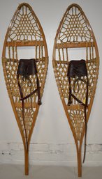 PR. 48' WOODEN SNOW SHOES