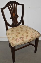 HEPPLEWHITE INLAID SHIELD BACK SIDE CHAIR