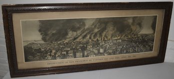 DESCTRUCTION OF SAN FRANSISCO LITHOGRAPH