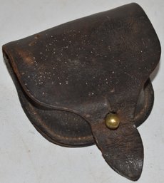 1864 CIVIL WAR LEATHER CAP POUCH