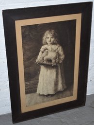 19TH CENT PRINT - THE PET LAMB