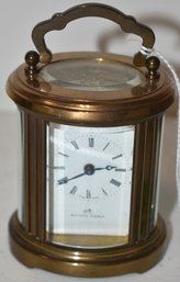 SM. MATTHEW NORMAN BRASS CARRIAGE CLOCK