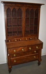 N.E. SHERATON MAHOGANY SECRETARY DESK