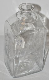 EARLY STIEGAL BLOWN GLASS BOTTLE