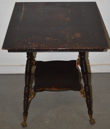 19TH CENT VICTORIAN LAMP TABLE
