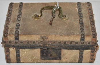 SM. HIDE COVERED DOCUMENT BOX