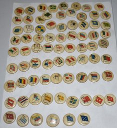 SHEET VINTAGE PIN-BACK BUTTONS