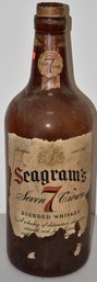 LARGE SEAGRAMS ADVERTISING BOTTLE DISPLAY