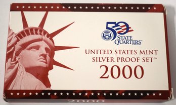 2000 U.S. SILVER PROOF SET