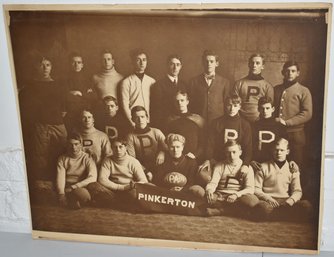 VINTAGE PINKERTON ACADEMY FOOTBALL PHOTO