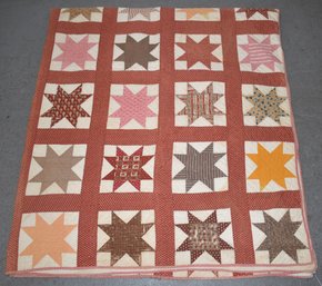 HAND SEWN STAR QUILT