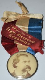 LOGAN MONUMENT COMMISSION PIN BACK RIBBON