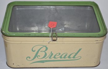 VINTAGE TIN BREAD BOX