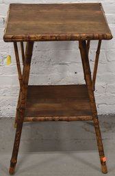 VICTORIAN BAMBOO SIDE TABLE