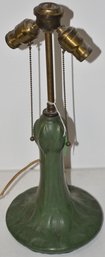 MATTE GREEN HAMPSHIRE POTTERY LAMP