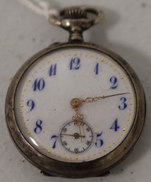 STERLING LADIES POCKETWATCH