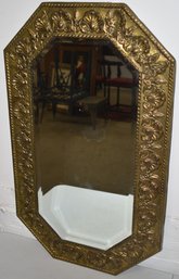 VINTAGE DECORATIVE EMBOSSED WALL MIRROR