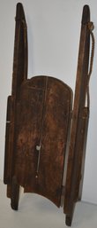 SM. ANTIQUE WOODEN CHILDS SLED