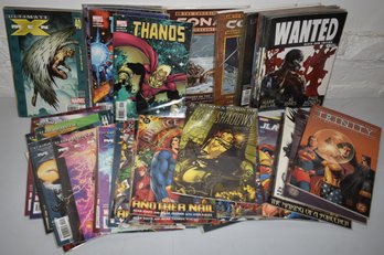 MIXED LOT OF D.C. , MARVEL & OTHER COMICS