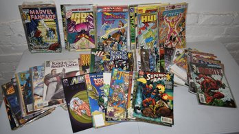 LARGE LOT D.C., MARVEL & OTHER COMICS