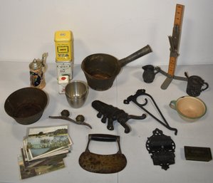 LOT VINTAGE KITCHEN & HOUSEHOLD ITEMS