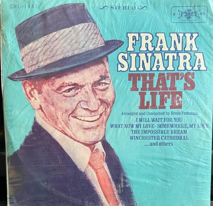 Import FRANK SINATRA Thats Life Orange Colored Vinyl Record