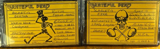 2 GRATEFUL DEAD CONCERT TAPES! Pre-Recorded 6/28/88 Saratoga Performing Arts NY. Tapes I & II. Bootleg