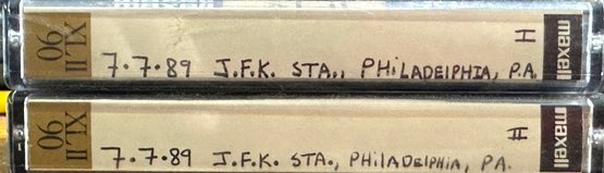2 GRATEFUL DEAD CONCERT TAPES! 7.7.89 J.F.K. Stadium Philadelphia Pa. Tapes I & II. Bootleg