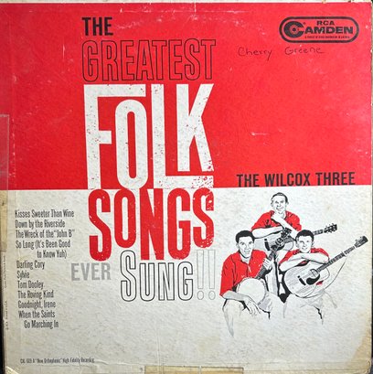 The Greatest Folk Songs Ever Sung  RECORD LP