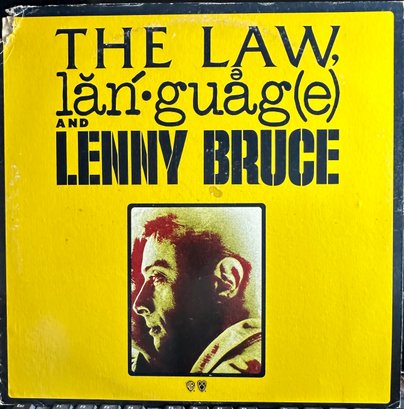 LENNY BRUCE THE LAW LANGUAGE OF ... RECORD LP