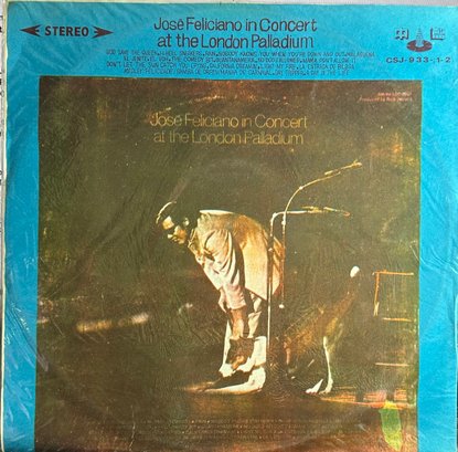 Jose Feliciano In Concert Import Pressing 2 LP RECORD